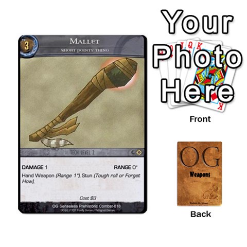 Ace Og Weapons By Michael Front - HeartA