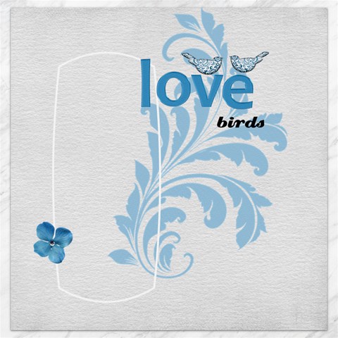 Love Birds Canvas By One Of A Kind Design Studio 11.4 x11.56  Canvas - 1