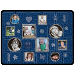 Blue Design XL Fleece Blanket - Fleece Blanket (Large)