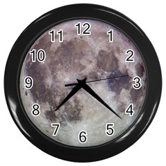 Moon Clock - Wall Clock (Black)