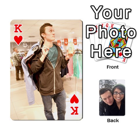 King Aarons Cards By Jerry Gamb Front - HeartK
