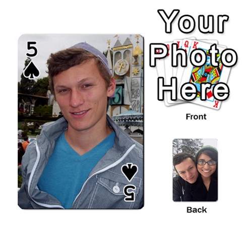 Aarons Cards By Jerry Gamb Front - Spade5
