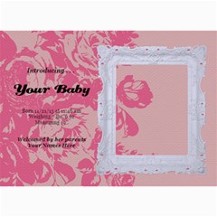 Hunny Bunny Girl Birth Announcement 02