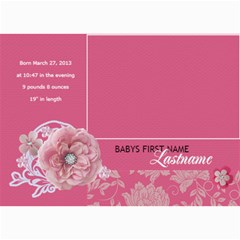Hunny Bunny Girl Birth Announcement 01