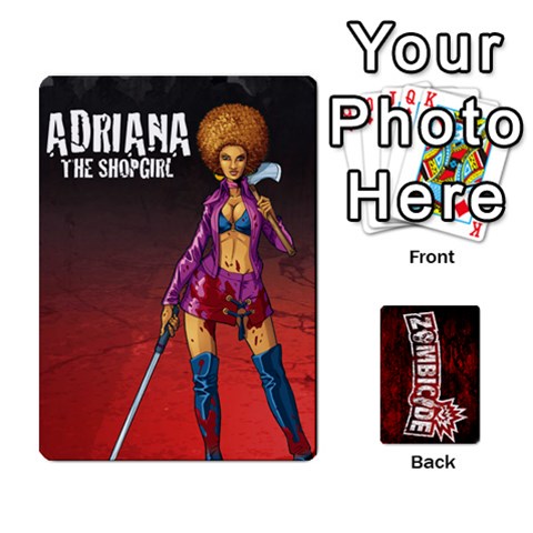 Zombicide Survivor Selector Deck By Dean Front - Diamond5