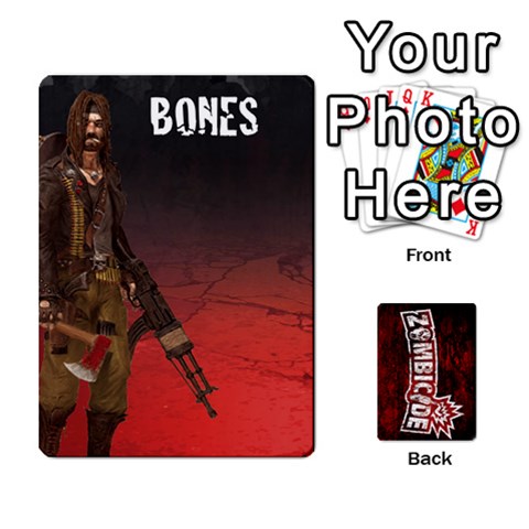 King Zombicide Survivor Selector Deck By Dean Front - DiamondK
