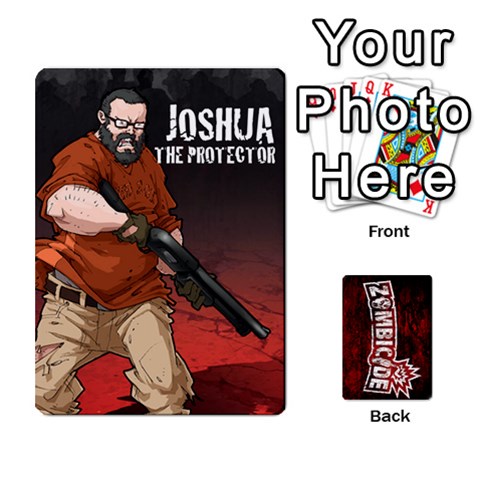 Jack Zombicide Survivor Selector Deck By Dean Front - ClubJ