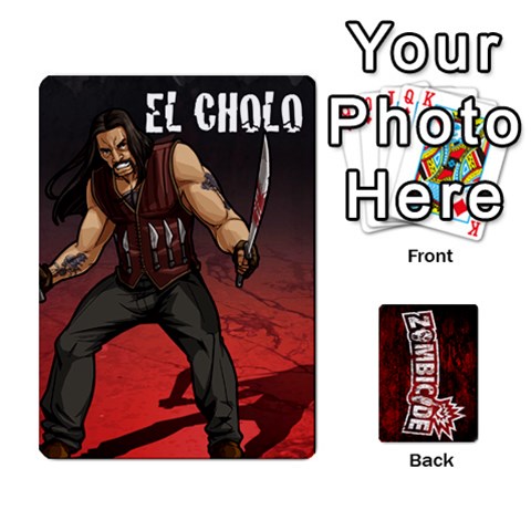 Zombicide Survivor Selector Deck By Dean Front - Spade9