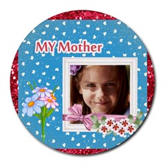 mother s day - Round Mousepad