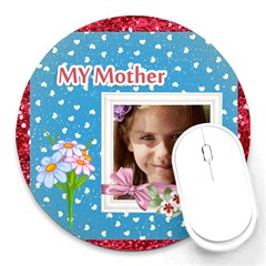 mother s day - Round Mousepad