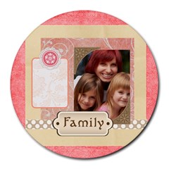 mothers day - Round Mousepad