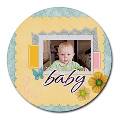 baby, love, kids, memory, happy, fun  - Round Mousepad