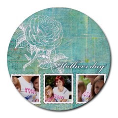 mothers day - Round Mousepad