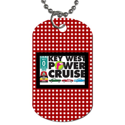 Car Dog Tag By Joy Johns Back