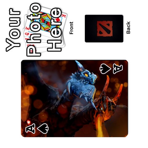 Ace Dota Cards By Tom Front - SpadeA