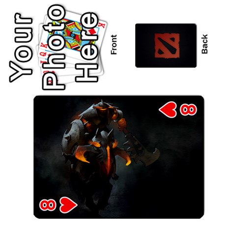 Dota Cards By Tom Front - Heart8