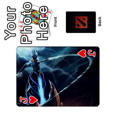 Jack Dota Cards By Tom Front - HeartJ
