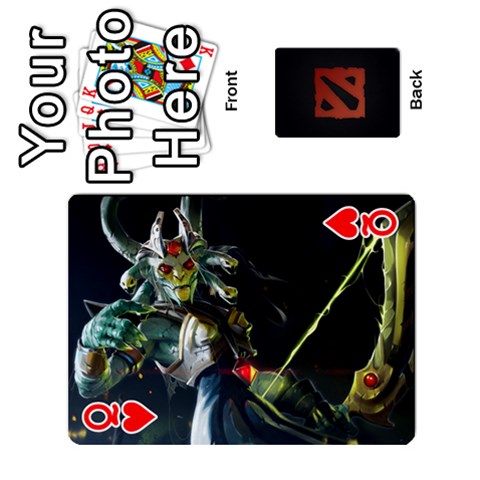 Queen Dota Cards By Tom Front - HeartQ