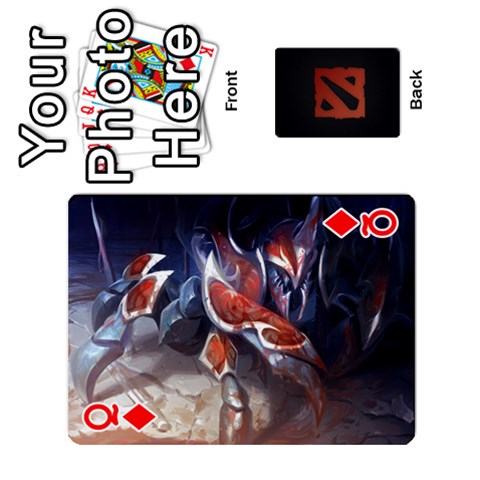 Queen Dota Cards By Tom Front - DiamondQ