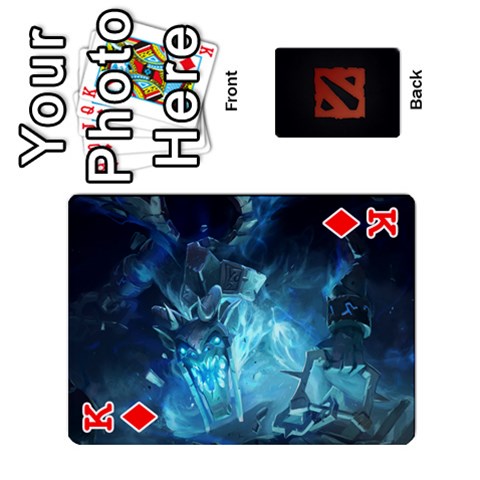 King Dota Cards By Tom Front - DiamondK