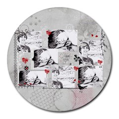 Collage Round Mousepad