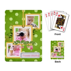 kids, fun, child, play, happy - Playing Cards Single Design (Rectangle)