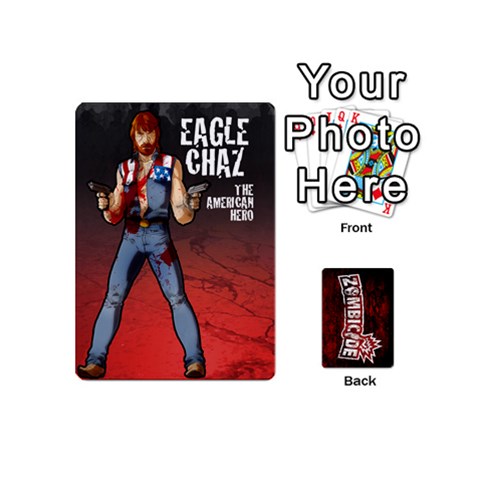 King Zombicide Survivor Selector Cards Front - SpadeK