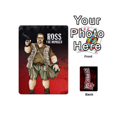 Ace Zombicide Survivor Selector Cards Front - SpadeA