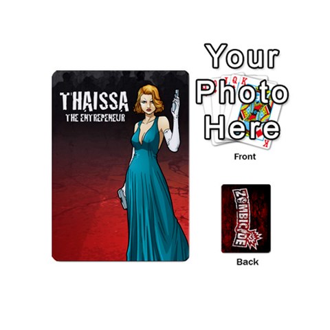 Zombicide Survivor Selector Cards Front - Heart2