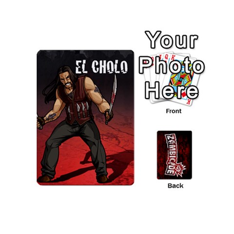 Queen Zombicide Survivor Selector Cards Front - DiamondQ