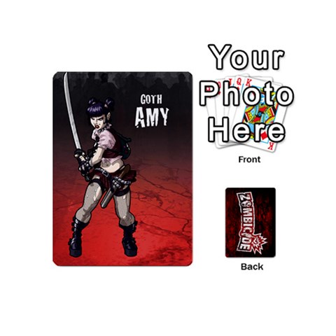 Zombicide Survivor Selector Cards Front - Club2
