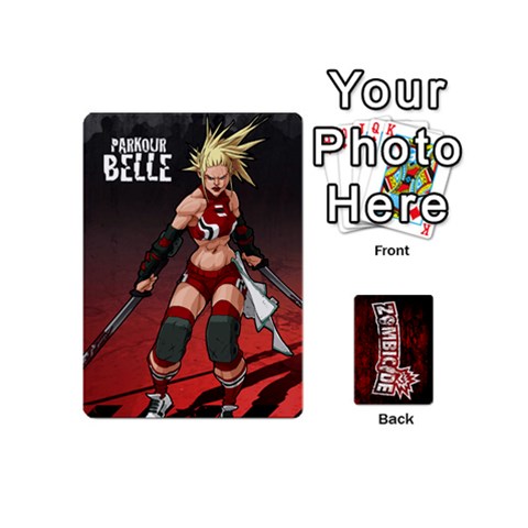 Queen Zombicide Survivor Selector Cards Front - ClubQ