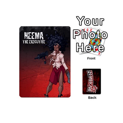 Zombicide Survivor Selector Cards Front - Spade9