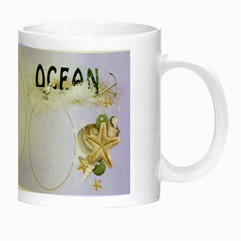 Ocean Luminous Mug By Elena Petrova Right