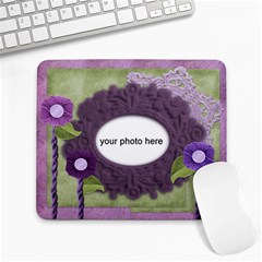 Purple Green collage mousepad