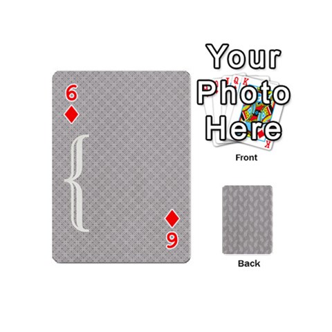 Playing Cards Mini By Deca Front - Diamond6