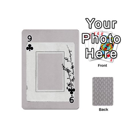 Playing Cards Mini By Deca Front - Club9