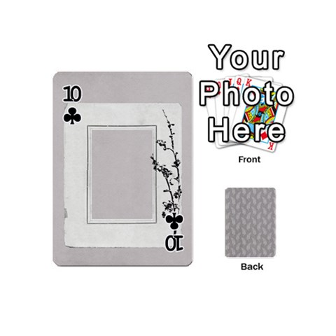 Playing Cards Mini By Deca Front - Club10