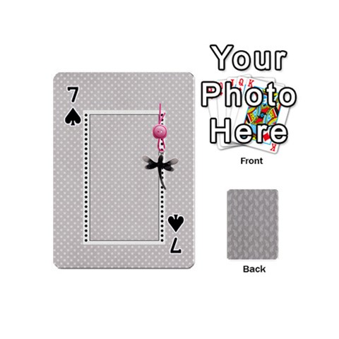 Playing Cards Mini By Deca Front - Spade7