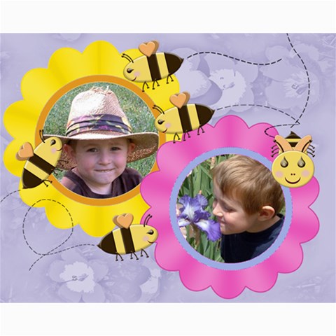 Honey Bee Collage 8x10 By Chere s Creations 10 x8  Print - 2