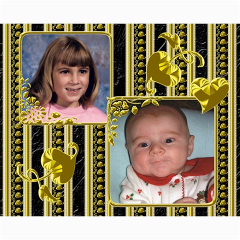 Golden Collage 8x10 By Chere s Creations 10 x8  Print - 2