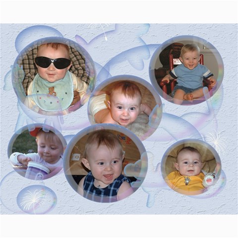 Bubbles Collage 8x10 By Chere s Creations 10 x8  Print - 1