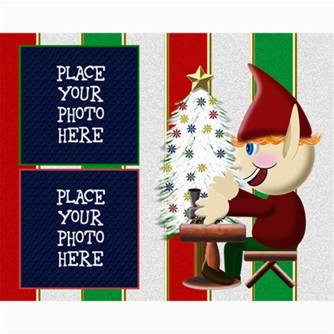 Santa Collage 8x10 By Chere s Creations 10 x8  Print - 2