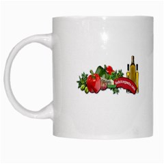 Mangia Tiella Mug - White Mug