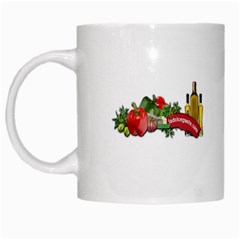 Mangia Tiella Mug - White Mug