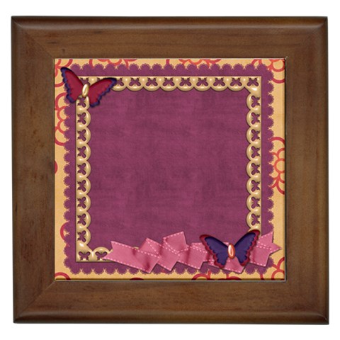 Butterfly Tile By Shelly Front