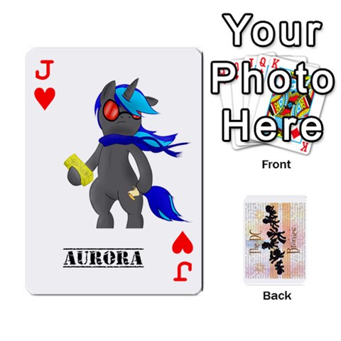 Jack D C  Brony Oc Playing Cards By John H Rhodes Jr Front - HeartJ