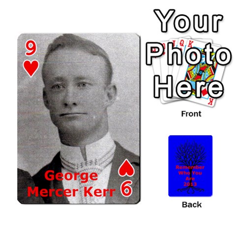 Ancestor Cards W/ Everyone By Darin Kerr Front - Heart9