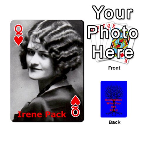 Queen Ancestor Cards W/ Everyone By Darin Kerr Front - HeartQ