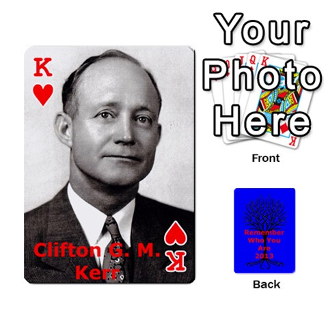King Ancestor Cards W/ Everyone By Darin Kerr Front - HeartK